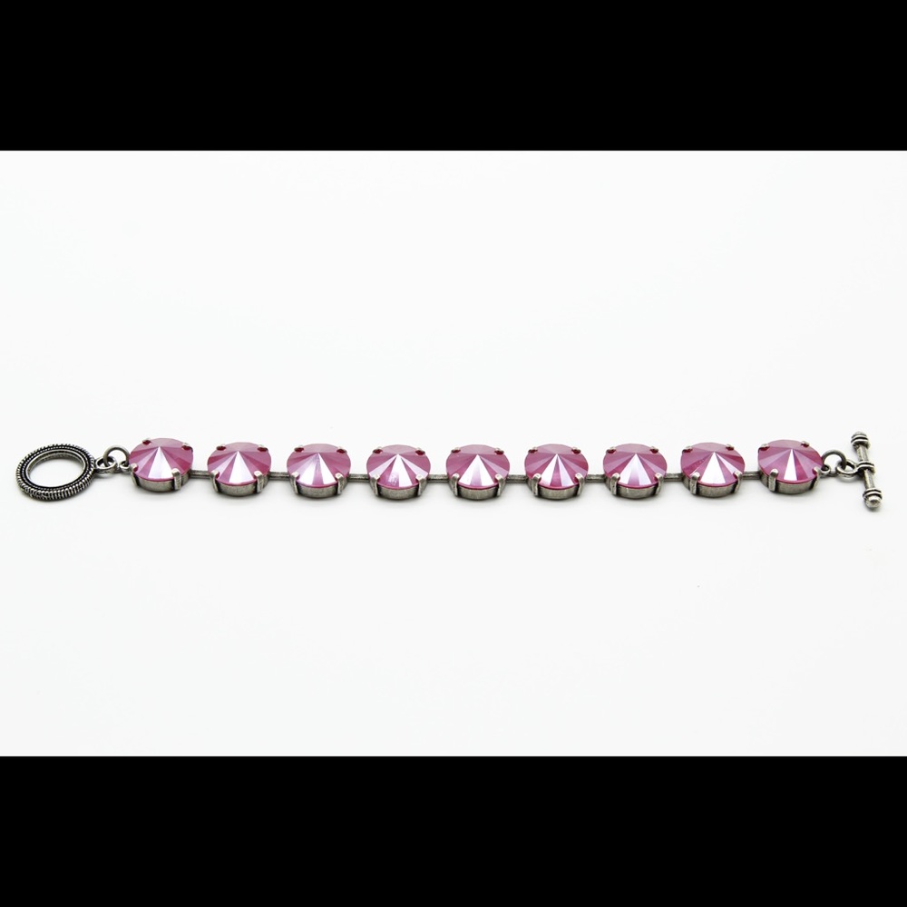 Classic Palm Beach Pink Luxury Statement Bracelet. - Picture 3 of 3